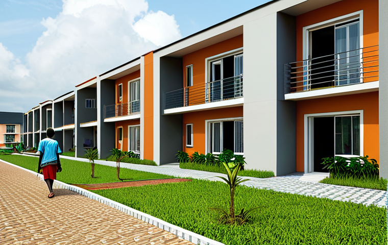 가봉 내 부동산 시장 전망 - Suburban Housing Development**

"Modern, modest housing development on the outskirts of Libreville, ...